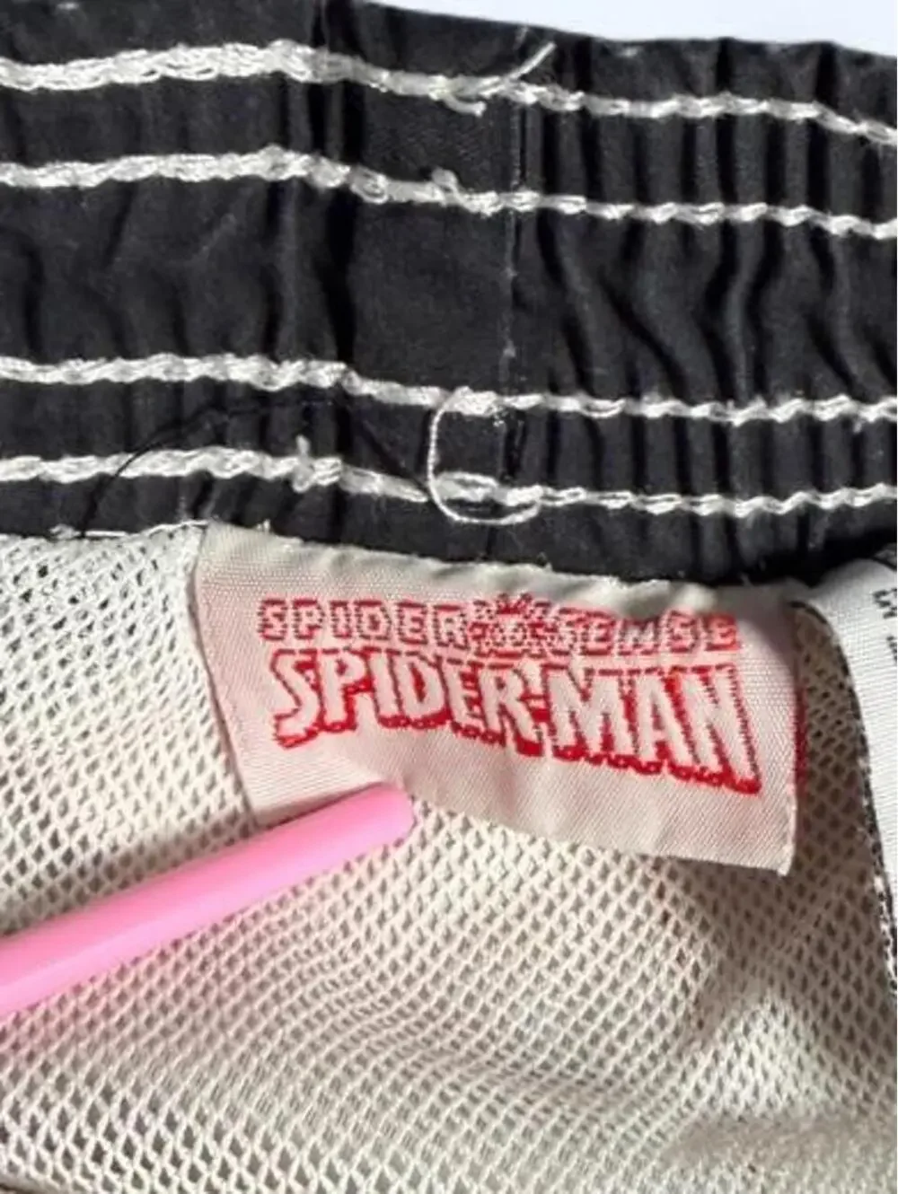 Vintage 2010 Spider-Man Swim Trunks Boys 4T Marvel Comic Book